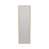 Specchio Alp, Specchiera, Articolo d'arredo a muro, Specchio con cornice, 50x2h160 cm, Naturale