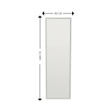Specchio alto bianco 50x160h cm - Dragone