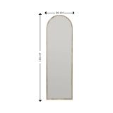 Specchio alto noce 50x160h cm - Artus