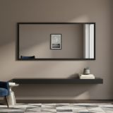 Specchio antracite lucido 120x60h cm - Adelchi