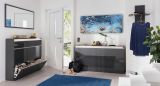 Specchio antracite lucido 120x60h cm - Adelchi