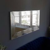 Specchio argento 130x65h cm - Cavezzo