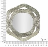 Specchio argento 66x75h cm - Gerola