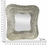 Specchio argento 74x79h cm - Casella