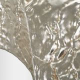 Specchio Argento Trasparente Cornice Effetto Materico Forma Ovale 88x128h cm, Tipologia a Parete - Daga