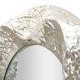 Specchio Argento Trasparente Cornice Effetto Materico Forma Rettangolare 61x160h cm, Tipologia a Parete - Dadava