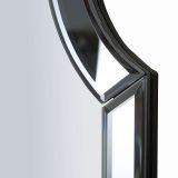 Specchio Argento Trasparente Cornice Sagomata Forma Rettangolare 85x100h cm, Tipologia a Parete - Dabaka