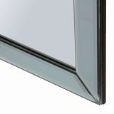 Specchio Argento Trasparente Cornice Sagomata Forma Rettangolare 85x100h cm, Tipologia a Parete - Dabaka