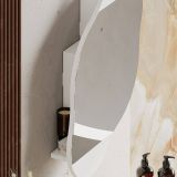 Specchio bianco 60x75h cm - Asterisco
