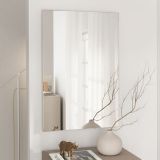Specchio Bianco kit Fissaggio a Muro Incluso Forma Rettangolare 51x76.5h cm - Pinerolo