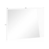 Specchio bianco lucido 80x60h cm - Deanna