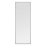 Specchio Bianco Trasparente Forma Rettangolare Tipologia a Terra 40x105h cm, Colore Struttura Trasparente - Carimate