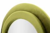 Specchio Blevio, Specchiera, Articolo d'arredo a muro, Decorazione con specchio, 60x4 h160 cm, Verde