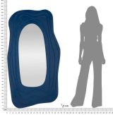 Specchio blu 90x165h cm - Pregola