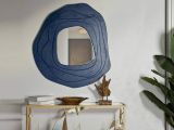 Specchio blu 90x97h cm - Brennero