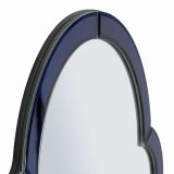 Specchio blu Trasparente Cornice Sagomata Forma Rettangolare 47x80h cm, Tipologia a Parete - Mostarr