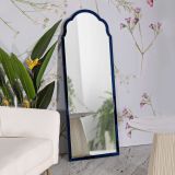 Specchio blu Trasparente Cornice Sagomata Forma Rettangolare 55x150h cm, Tipologia a Parete - Berat
