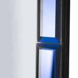 Specchio blu Trasparente Cornice Sagomata Forma Rettangolare 62x100h cm, Tipologia a Parete - Gameba