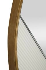 Specchio circolare bianco e oro 80x80h cm - Santelia