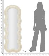 Specchio crema 40x160h cm - Bottarone