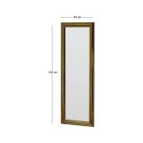 Specchio da muro oro 40x105h cm - Lina