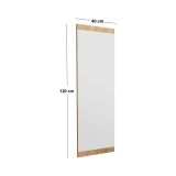 Specchio da parete rovere 40x120h cm - Fiammetta