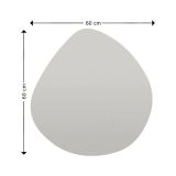 Specchio design nero 60x60h cm - Eusebia
