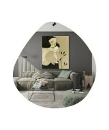 Specchio design nero 60x60h cm - Eusebia