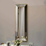 Specchio elegante oro 30x90h cm - Auron