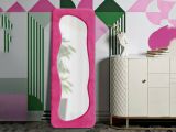 Specchio fucsia 40x160h cm - Casciago