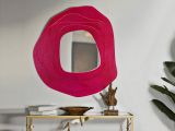 Specchio fucsia 90x97h cm - Brennero