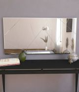 Specchio grande bianco 120x60h cm - Corallo
