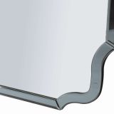Specchio Grigio Trasparente Cornice Sagomata Forma Rettangolare 60x90h cm, Tipologia a Parete - Jajce