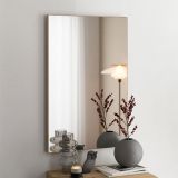 Specchio Marrone kit Fissaggio a Muro Incluso Forma Rettangolare 57x80h - Casasco