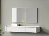 Specchio minimal bianco 110x60h cm - Atri