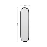 Specchio nero 40x120h cm - Korban