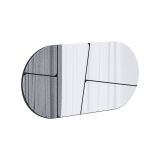 Specchio nero 80x40h cm - Stezzano