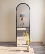 Specchio nero con cavalletto 50x160h cm - Artus
