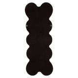 Specchio Nero Trasparente Cornice Sagomata Forma Rettangolare 58x160h cm, Tipologia a Parete - Bazasi
