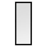 Specchio Nero Trasparente Forma Rettangolare Tipologia a Terra 40x105h cm, Colore Struttura Trasparente - Carimate