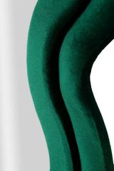 Specchio Oiapoque, Specchiera, Articolo d'arredo a muro, Decorazione con specchio, 58x4 h160 cm, Verde