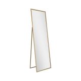 Specchio oro con cavalletto nero 50x170h cm - Ronzone