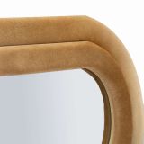 Specchio oro Trasparente Cornice Ondulata Effetto Velluto Forma Rettangolare 60x160h cm, Tipologia a Parete - Allen