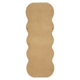 Specchio oro Trasparente Cornice Ondulata Effetto Velluto Forma Rettangolare 60x160h cm, Tipologia a Parete - Allen