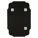 Specchio oro Trasparente Cornice Sagomata Forma Rettangolare 60x90h cm, Tipologia a Parete - Jajce