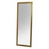 Specchio oro Trasparente Forma Rettangolare Tipologia a Terra 40x105h cm, Colore Struttura Trasparente - Carimate