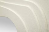 Specchio Piracicaba, Specchiera, Articolo d'arredo a muro, Decorazione con specchio, 90x4 h97 cm, Bianco