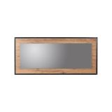 Specchio quercia e nero 110x60h cm - Piaggine