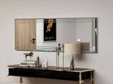 Specchio rettangolare bianco 40x120h cm - Mossano
