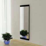 Specchio rettangolare classico nero 40x120h cm - Fiammetta